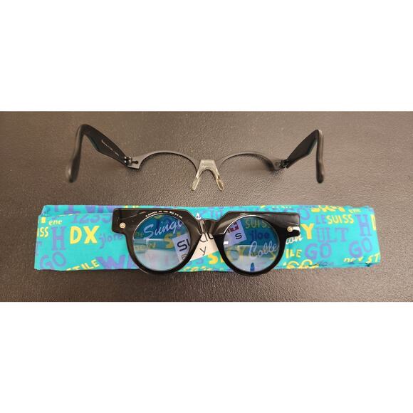 Swatch Eyes Sunglasses LITTLE MAN SW712 002 with interchangeable Frame NOS - Picture 11 of 13